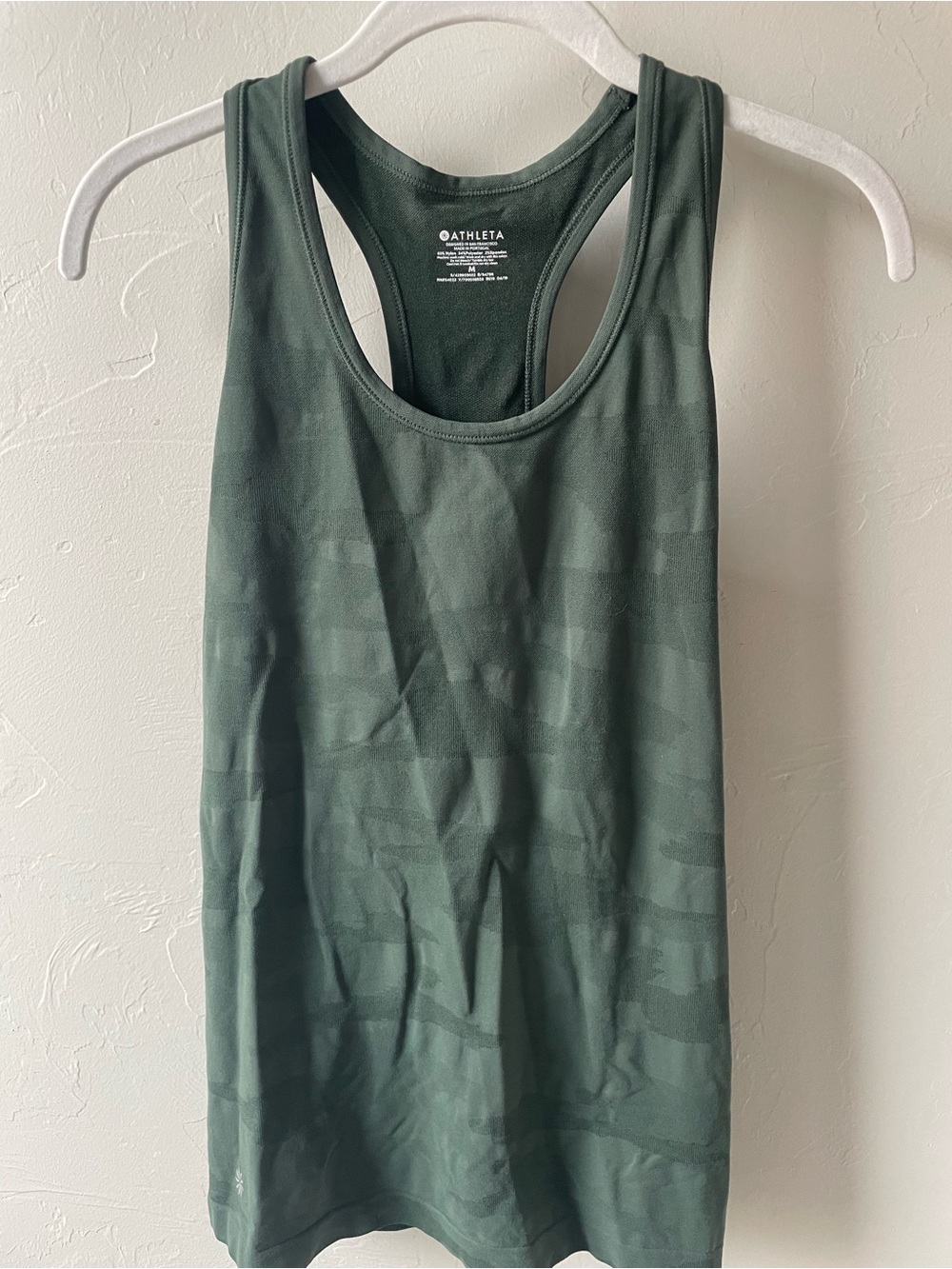 Athleta Full Length Camoflauge Racerback Tank